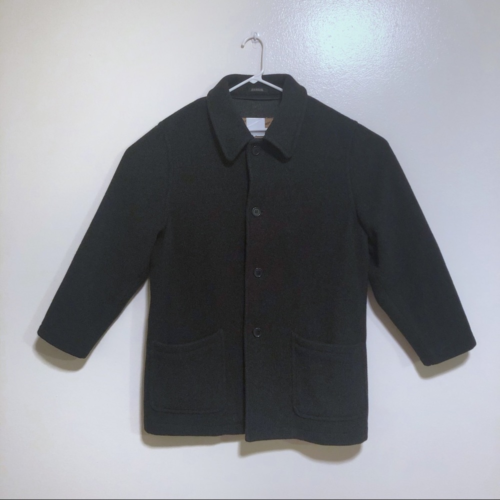 Modern Wool Peacoat
